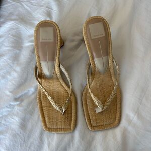 Dolce Vita Raffia Heeled Sandal